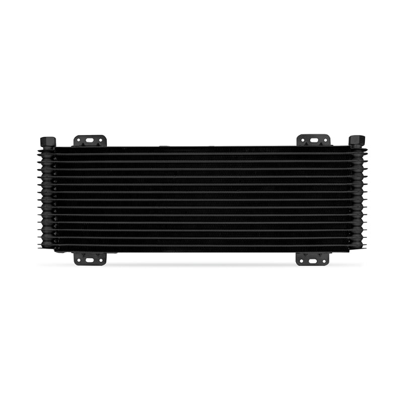 Mishimoto Universal Stacked Plate Trans Cooler 13 Row Black Transmission Coolers Mishimoto