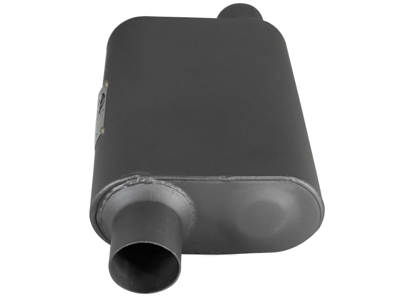 aFe Scorpion Replacement Alum Steel Muffler 2-1/2in In/Out Baffled Offset/Offset 13inL x10inW x4inH Catback aFe