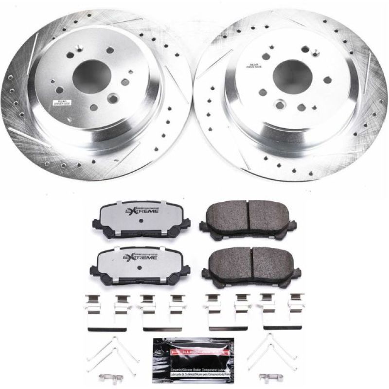 Power Stop 14-16 Acura MDX Rear Z36 Truck & Tow Brake Kit Brake Kits - Performance D&S PowerStop