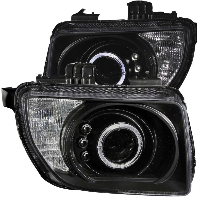 ANZO 2003-2006 Honda Element Projector Headlights w/ Halo Black Headlights ANZO
