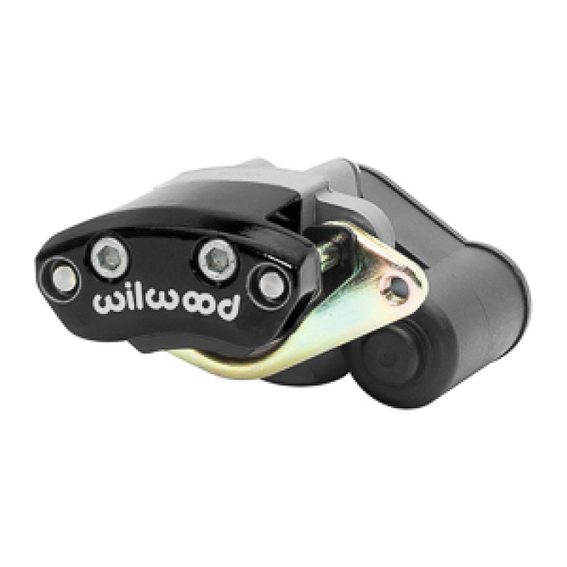 Wilwood Black Electric Parking Brake Caliper - 4.75in Bracket - 0.44-0.61in - Left Brake Calipers - Perf Wilwood