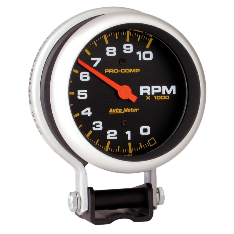 AutoMeter Gauge Tachometer 3-3/4in. 10K RPM Pedestal Pro-Comp Gauges AutoMeter