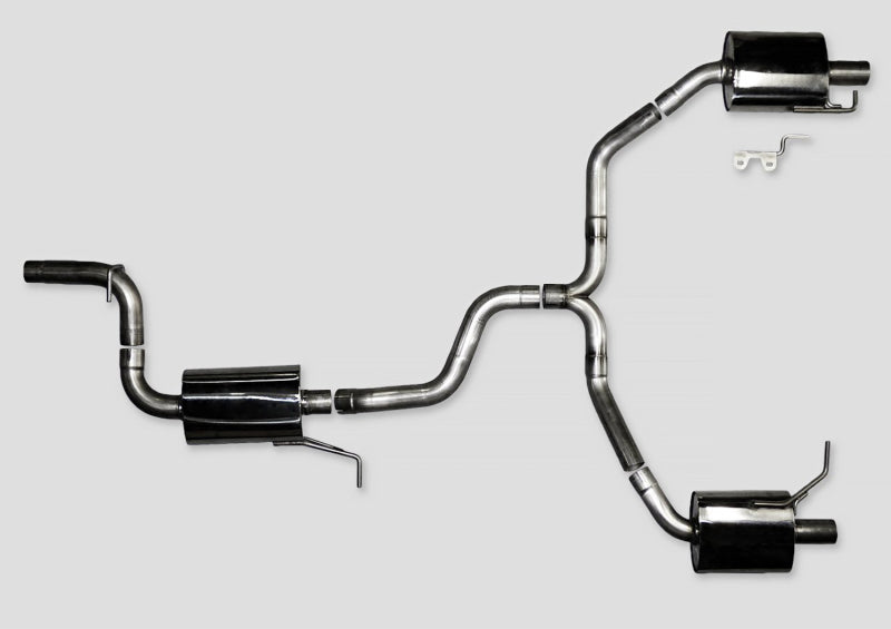 AWE Tuning VW CC Touring Edition Exhaust Dual Outlet - Chrome Silver Tips Catback AWE Tuning