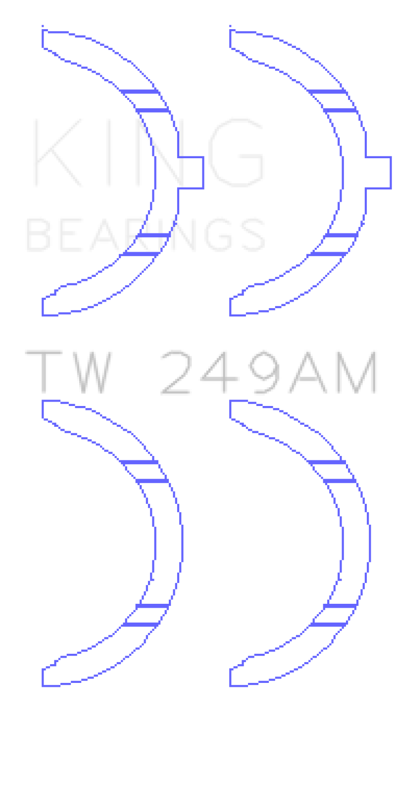 King Engine Bearings 1995 Toyota Tacoma AM-Series Thrust Washer Set Bearings King Engine Bearings