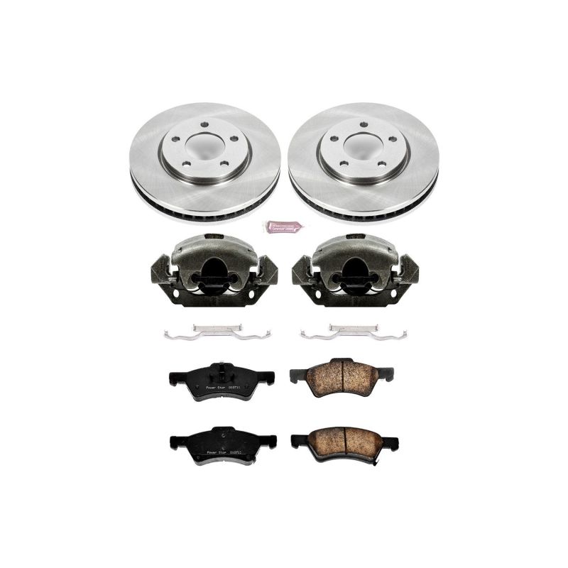 Power Stop 01-07 Chrysler Town and Country Front Autospecialty Brake Kit w/Calipers Brake Kits - OE PowerStop