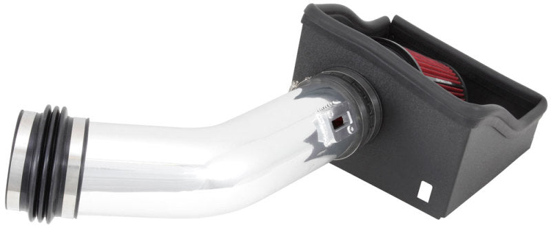 Spectre 11-14 Ford F150 SVT Raptor V8-6.2L F/I Air Intake Kit - Polished w/Red Filter Cold Air Intakes Spectre