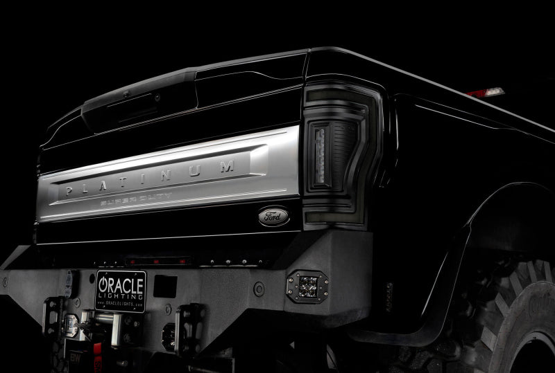 Oracle Lighting 17-22 Ford F-250/350 (Black Series) Flush Mount LED Tail Lights Tail Lights ORACLE Lighting