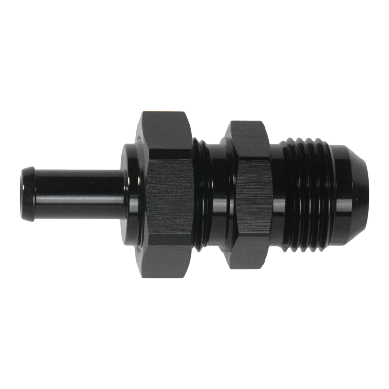 DeatschWerks 10AN Male Flare Bulkhead to 3/8in Hose Barb Straight Fuel Components Misc DeatschWerks