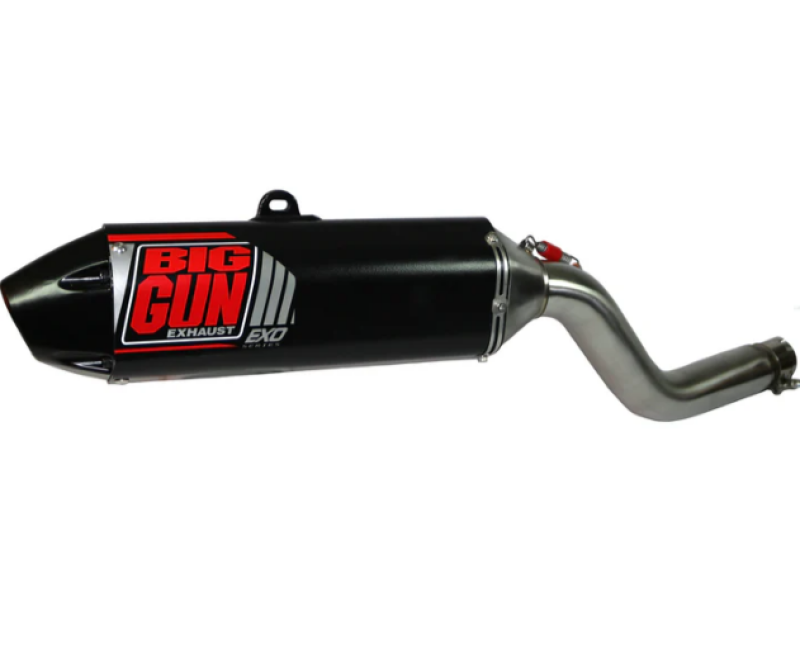 Big Gun 93-19 Kawasaki KLR 650 EXO Aluminum Slip On Exhaust Powersports Exhausts Big Gun