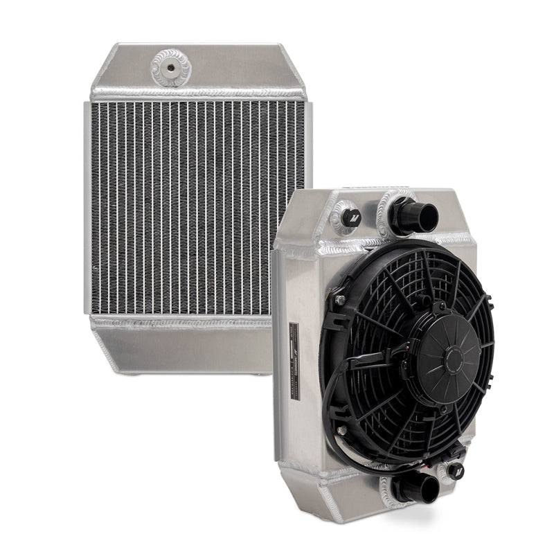 Mishimoto Universal Drag Race Performance Aluminum Radiator - Natural Radiators Mishimoto