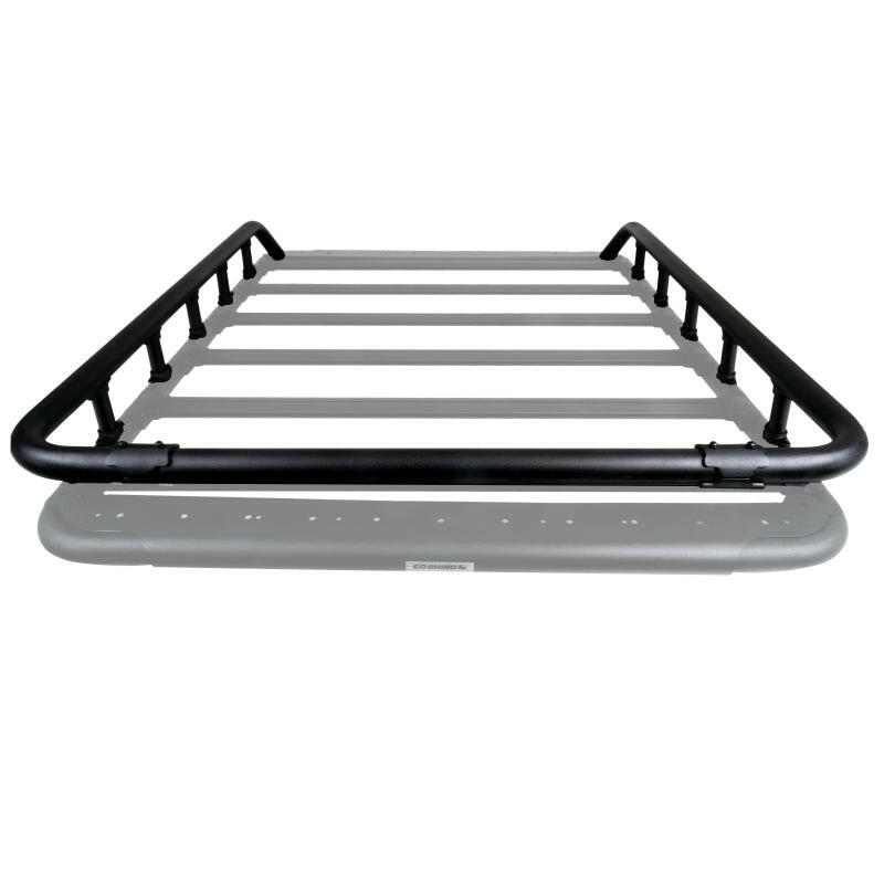 Go Rhino SRM500 Tri-Rail Kit (For 65in. Long Rack) - Tex. Blk (Rails ONLY - Req. Platform) Roof Baskets Go Rhino