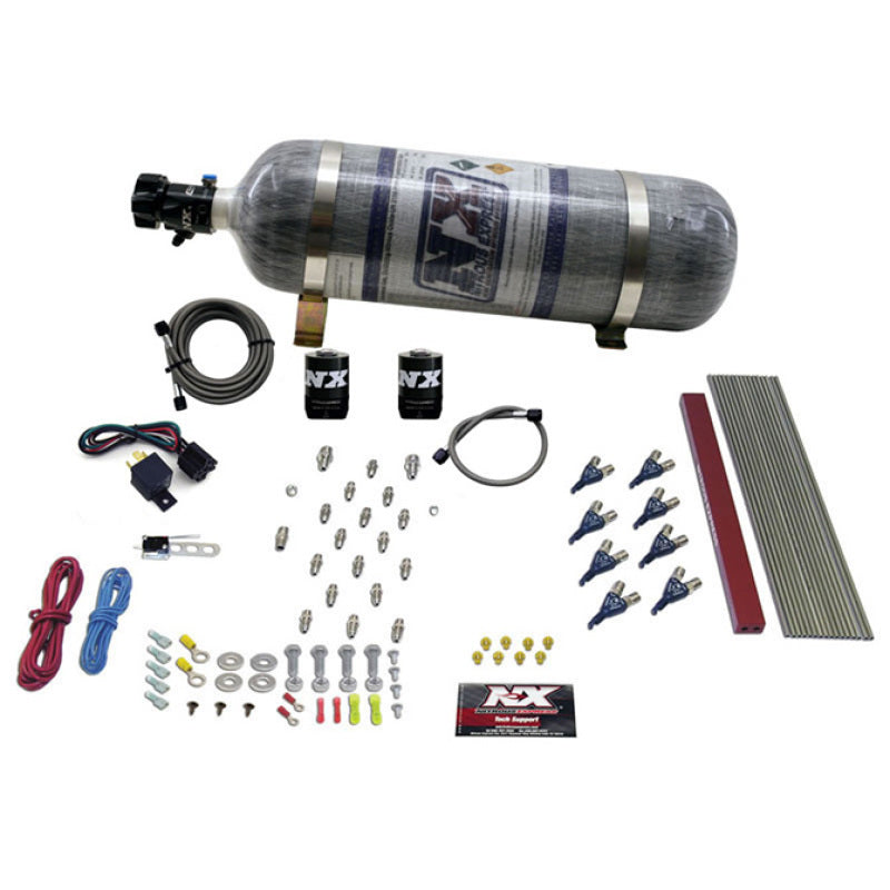 Nitrous Express GM LT1/LS1 Pro Piranha Nozzle Gas Nitrous Kit w/Composite Bottle Nitrous Systems Nitrous Express