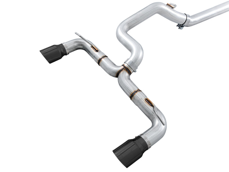 AWE Tuning Ford Focus RS Track Edition Cat-Back Exhaust - Diamond Black Tips Catback AWE Tuning