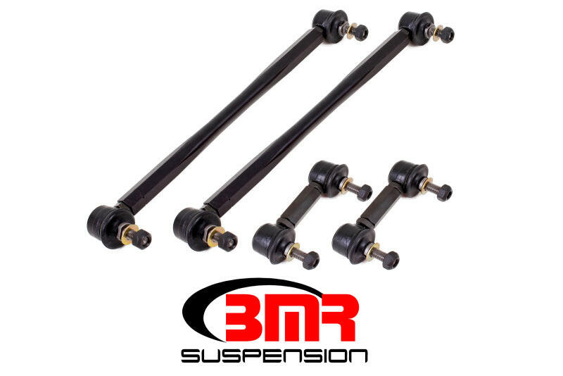 BMR 10-11 5th Gen Camaro Front and Rear Sway Bar End Link Kit - Black Suspension Arms & Components BMR Suspension