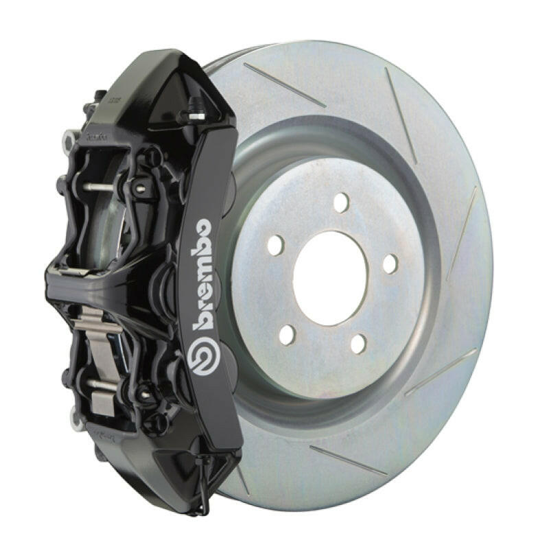 Brembo 16+ Camaro LS/LT/SS Front GT BBK 6 Piston Cast 355x32 1pc Rotor Slotted Type1-Black Brake Kits - Performance Slot Brembo