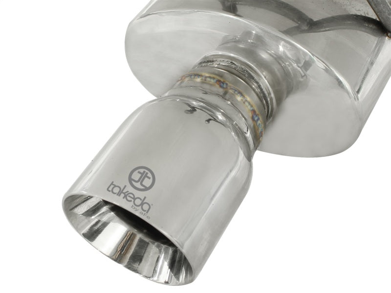 aFe Takeda Exhaust Axle-Back 06-11 Honda Civic Si L4 2.0L 2.5in 304 Stainless Steel Axle Back aFe