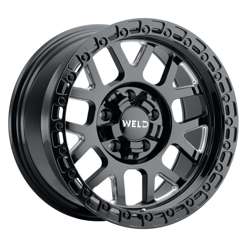 Weld Off-Road W105 17X9.0 Cinch 6X135 6X139.7 ET-12 BS4.50 Gloss Black MIL 106.1 Wheels - Cast Weld