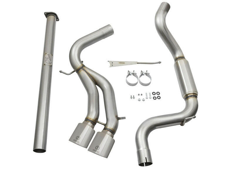 aFe POWER Takeda 3in 304 SS Cat-Back Exhaust w/ Polished Tips 13-17 Ford Focus ST L4-2.0L (t) Catback aFe