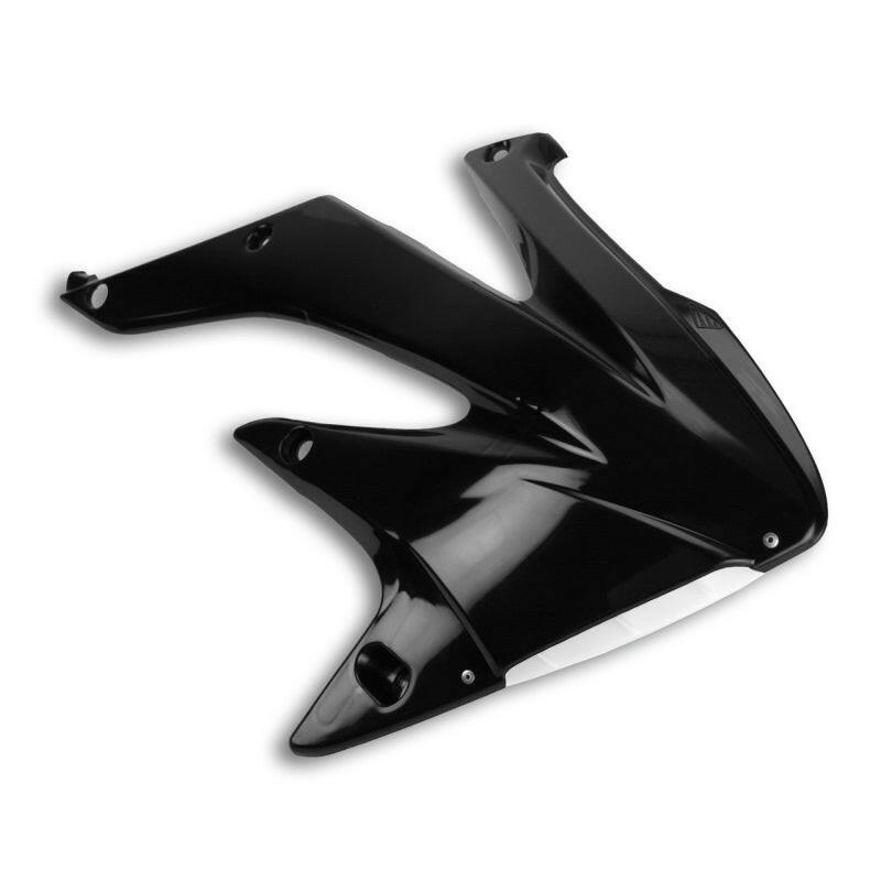 Cycra 05-08 Honda CRF450R Powerflow Radiator Shrouds - Black Plastics Cycra