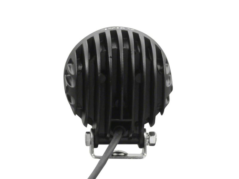 Raxiom Axial 3-In 4-LED Yellow Beam Round Light Flood Beam Universal (Some Adaptation Required) Light Bars & Cubes Raxiom