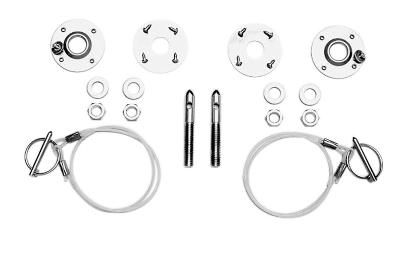 Ford Racing Hood Latch & Pin Kit Hood Pins Ford Racing