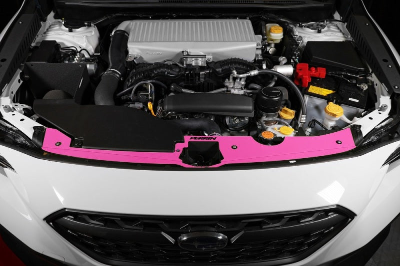 PERRIN 22-25 Subaru WRX Radiator Shroud - Hyper Pink Radiator Shrouds Perrin Performance