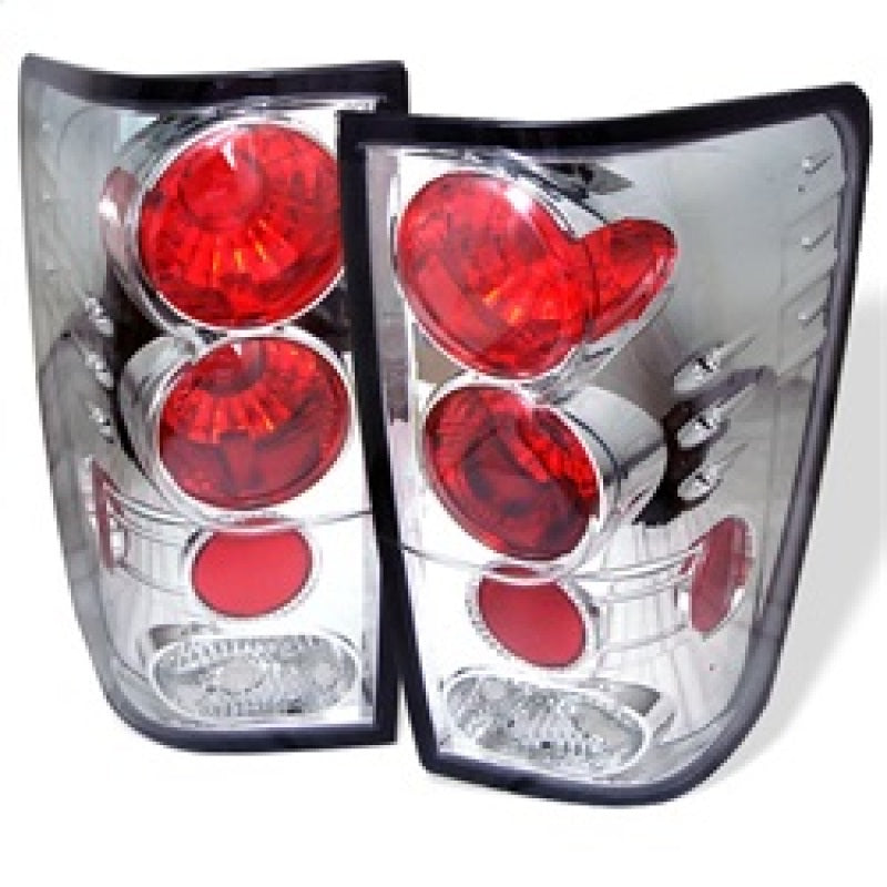 Spyder Nissan Titan 04-14 Euro Style Tail Lights Chrome ALT-YD-NTI04-C Tail Lights SPYDER