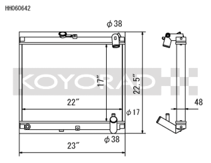Koyo 86-88 Mazda RX-7 FC NA/Turbo (MT) Radiator Radiators Koyo
