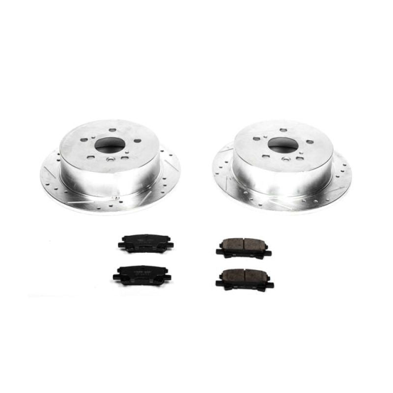 Power Stop 04-06 Lexus RX330 Rear Z23 Evolution Sport Brake Kit Brake Kits - Performance D&S PowerStop