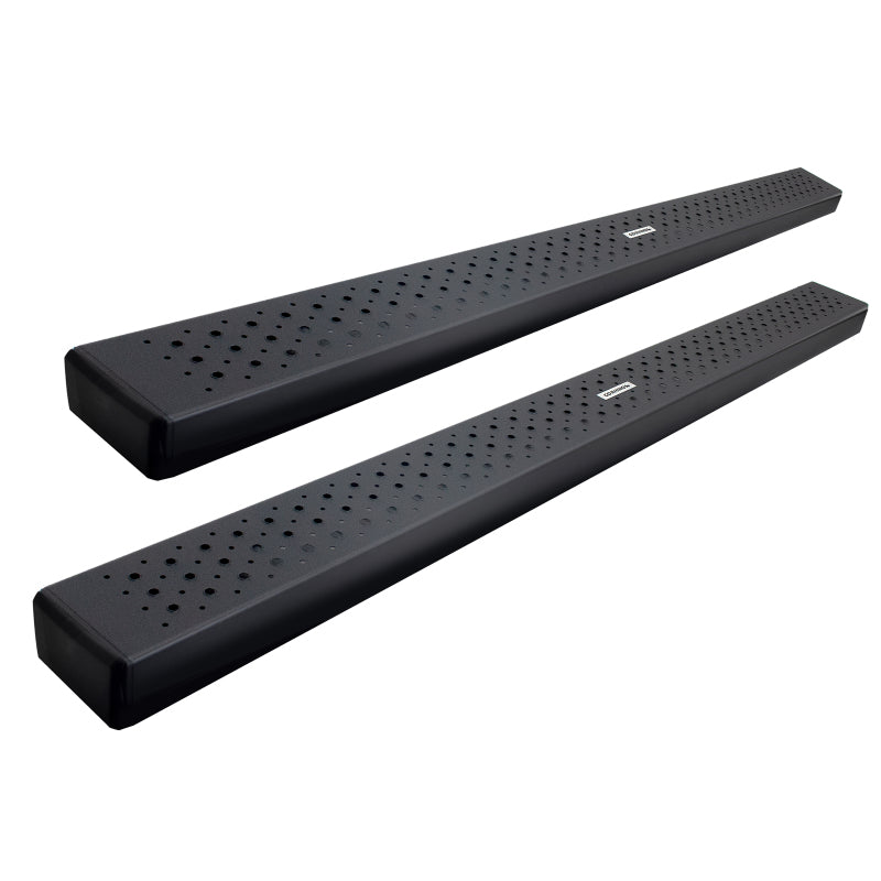 Go Rhino 2022 Toyota Tundra Crew Max 4dr HD Sidesteps Complete Kit w/SideSteps + Brkts - Tex. Blk Side Steps Go Rhino