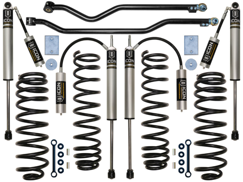 ICON 07-18 Jeep Wrangler JK 3in Stage 3 Suspension System Shocks and Struts ICON
