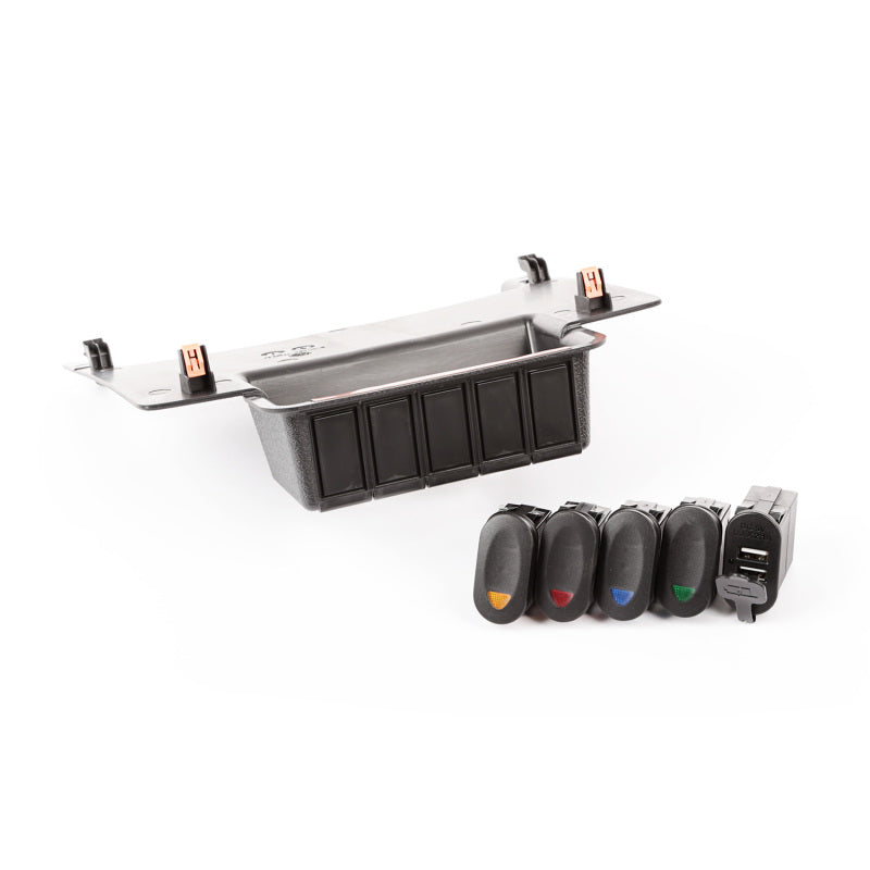 Rugged Ridge Lower Switch Panel Kit 11-18 Jeep Wrangler JK/JKU Dash & Interior Trim Rugged Ridge