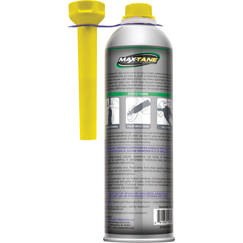 Royal Purple Max-Tane All-In-One + All-Season Diesel Additive - 20oz Additives Royal Purple