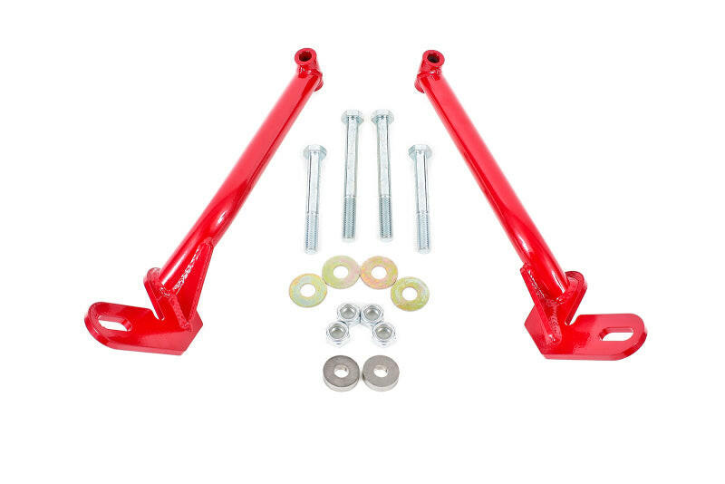 BMR 78-87 G-Body Control Arm Reinforcement Braces - Red Control Arms BMR Suspension