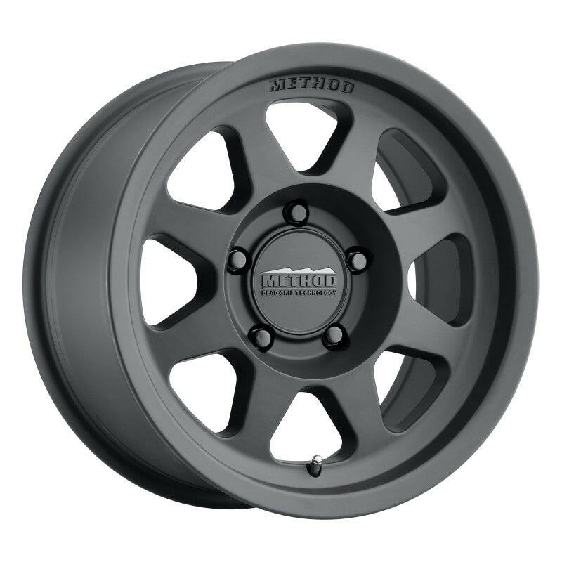 Method MR701 17x7.5 +30mm Offset 5x108 63.4mm CB Matte Black Wheel Wheels - Cast Method Wheels
