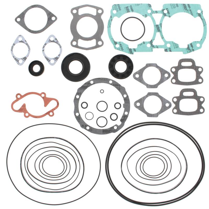 Vertex Gaskets 92-96 Sea-Doo 580 White Eng GTS Complete Gasket Kit w/ Oil Seals Engine Hardware Vertex Pistons