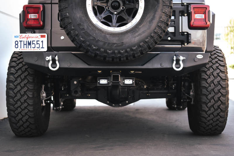 DV8 Offroad 07-21 Jeep Wrangler (JK/JL) Bolt-On Hitch w/ Lights Hitch Receivers DV8 Offroad