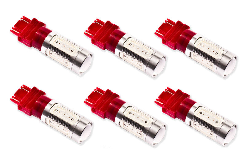 Diode Dynamics 3157 LED Bulb HP11 LED - Red Set of 6 Bulbs Diode Dynamics