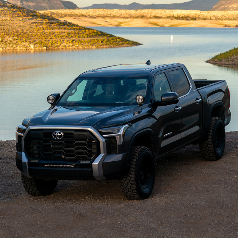 Rigid Industries 2022+ Toyota Tundra 6in. 360-Series A-Pillar Lighting Kit Light Bars & Cubes Rigid Industries