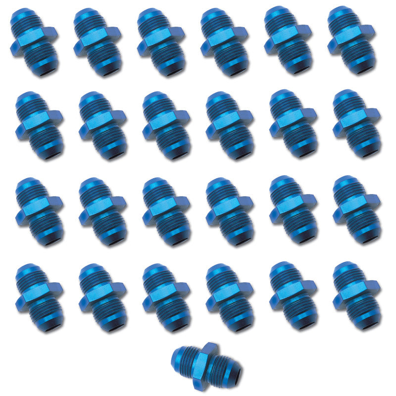 Russell Performance -6 AN Flare Union (Blue) (25 pcs.) Fittings Russell