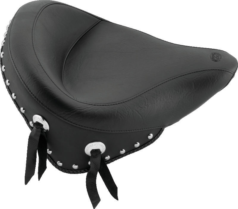 Mustang 04-09 HondaVTX1300C, 03-09 VTX1300 Retro, 03-07 VTX1300S Tank Bib w/Studs - Black Tank Bibs Mustang Motorcycle