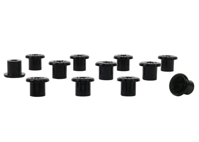 Whiteline 76-86 Jeep CJ7 Spring Eye Front/Rear and Shackle Bushing Kit Bushing Kits Whiteline