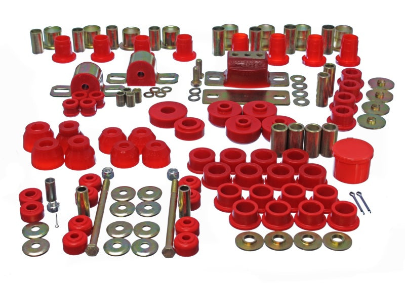 Energy Suspension 63-82 Chevrolet Corvette Red Hyper-flex Master Bushing Set Bushing Kits Energy Suspension