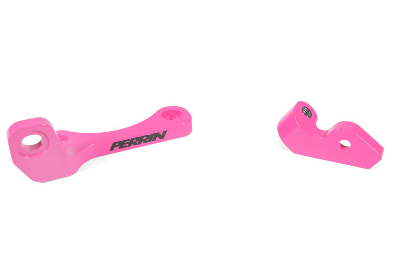 PERRIN 22-26 Subaru WRX / 19-25 Ascent / 20-25 Outback & Legacy Turbo TMIC Bracket - Hyper Pink Brackets Perrin Performance