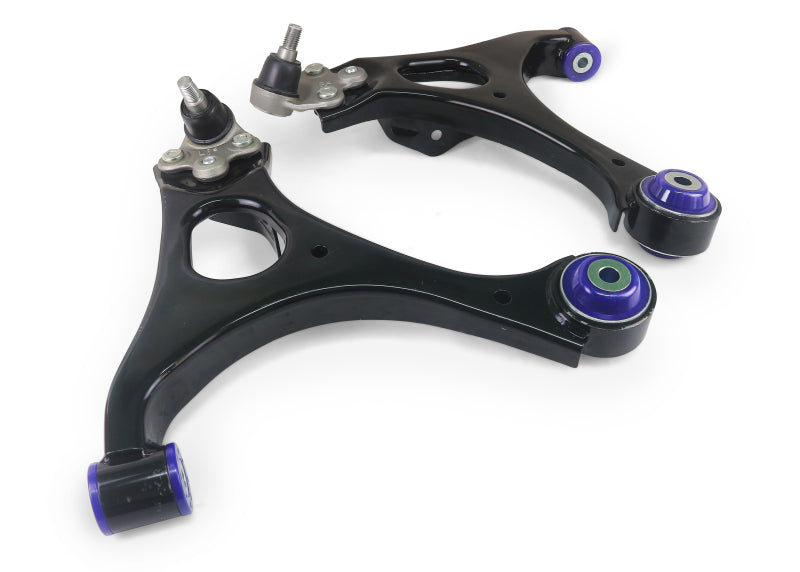 SuperPro 06 Honda Civic DX Front Lower Control Arm Set W/ Bushings Control Arms Superpro