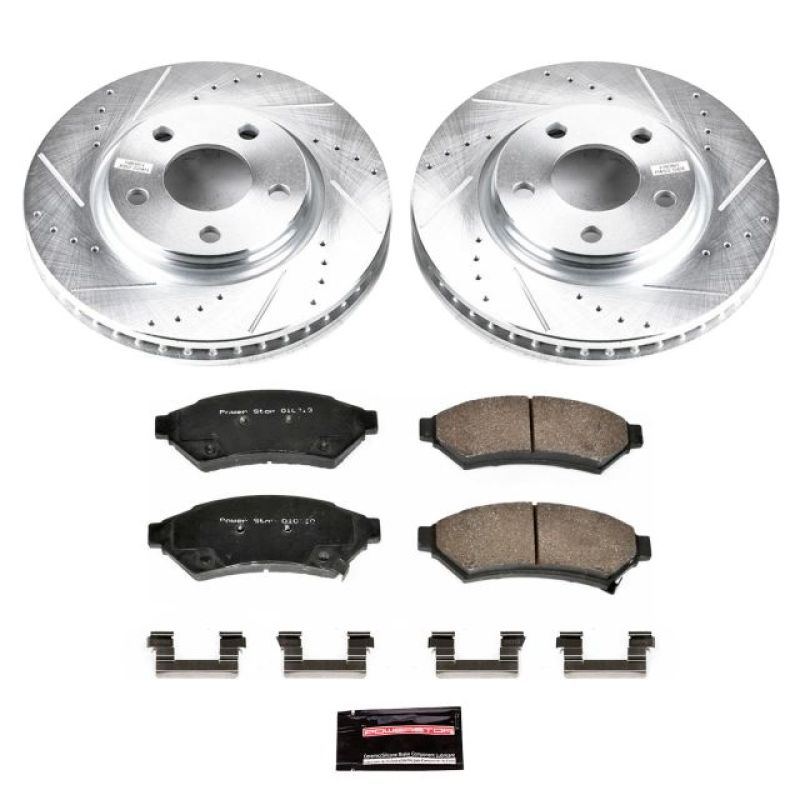 Power Stop 05-09 Buick Allure Front Z23 Evolution Sport Brake Kit Brake Kits - Performance D&S PowerStop