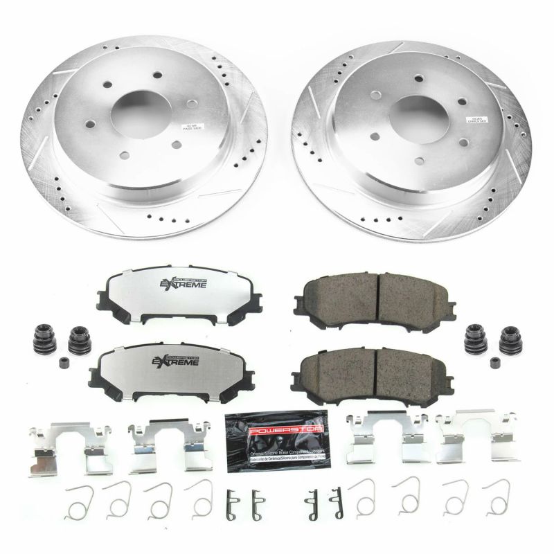 Power Stop 17-19 Nissan Titan Rear Z36 Truck & Tow Brake Kit Brake Kits - Performance D&S PowerStop