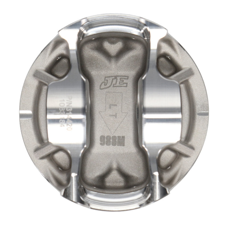 JE Pistons 18+ Ford Coyote Gen 3 3.661in Bore 12.0:1 CR 7.0cc Dome Pistons - Set of 8 Piston Sets - Forged - 8cyl JE Pistons