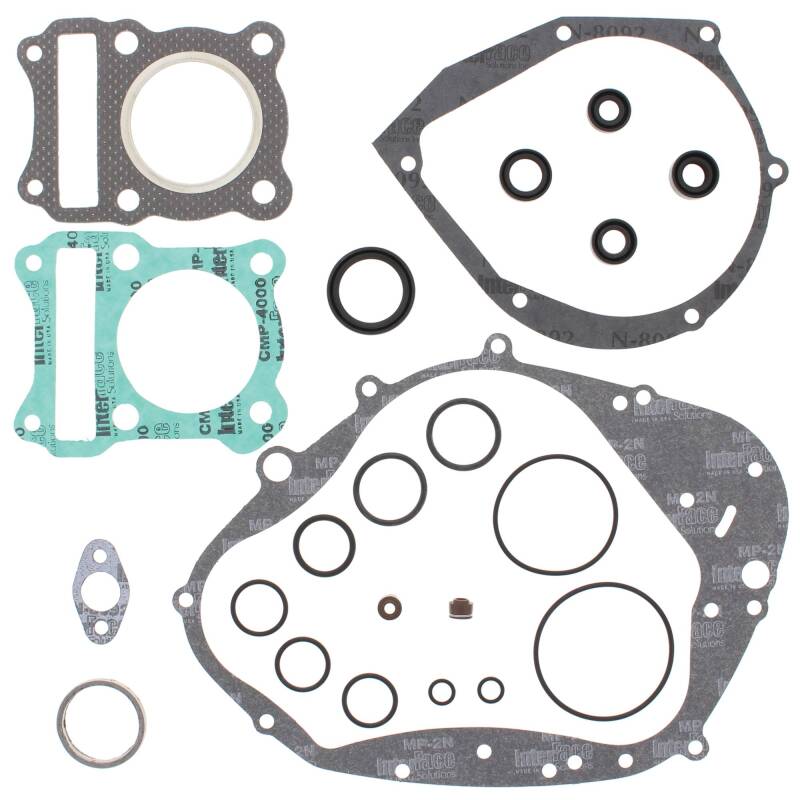 Vertex Gaskets 86-88 Suzuki DR125 Complete Gasket Kit w/ Oil Seals Engine Hardware Vertex Pistons