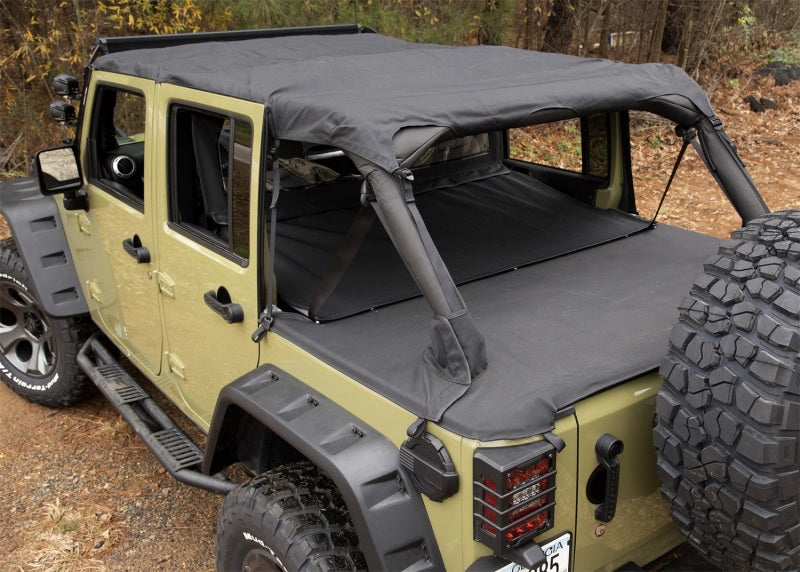 Rugged Ridge Montana Pocket Island Topper Black 10-18 JK 4 Door Soft Tops Rugged Ridge